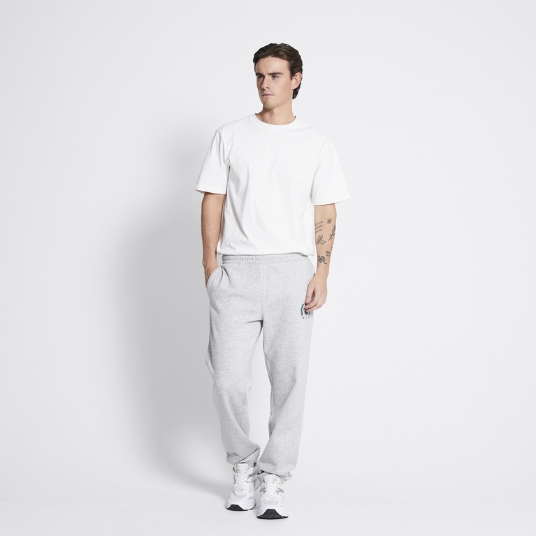 Printed sweatpants "North 2.0" Grey Melange